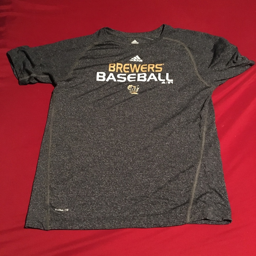 Milwaukee Brewers Adidas Women’s L climalite shirt